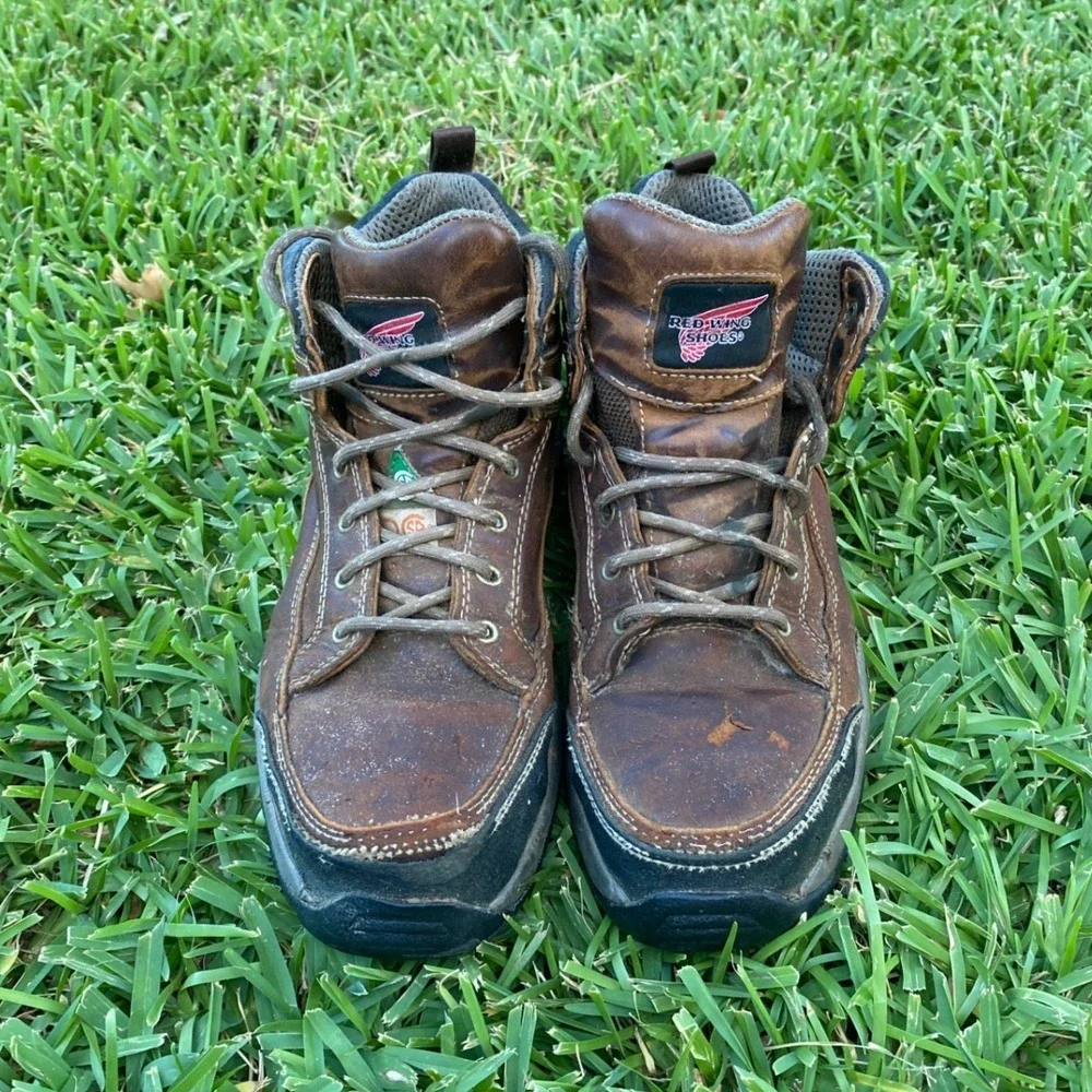 Red Wing Shoes 3541 Steel Toe Mens Brown Leather Safety Work Boots EH PR